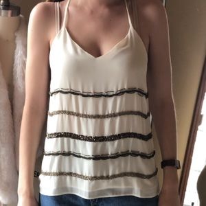 Greyson small tank in cream small
